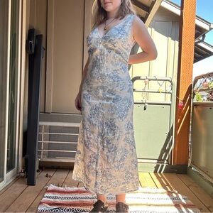 Reformation floral maxi dress